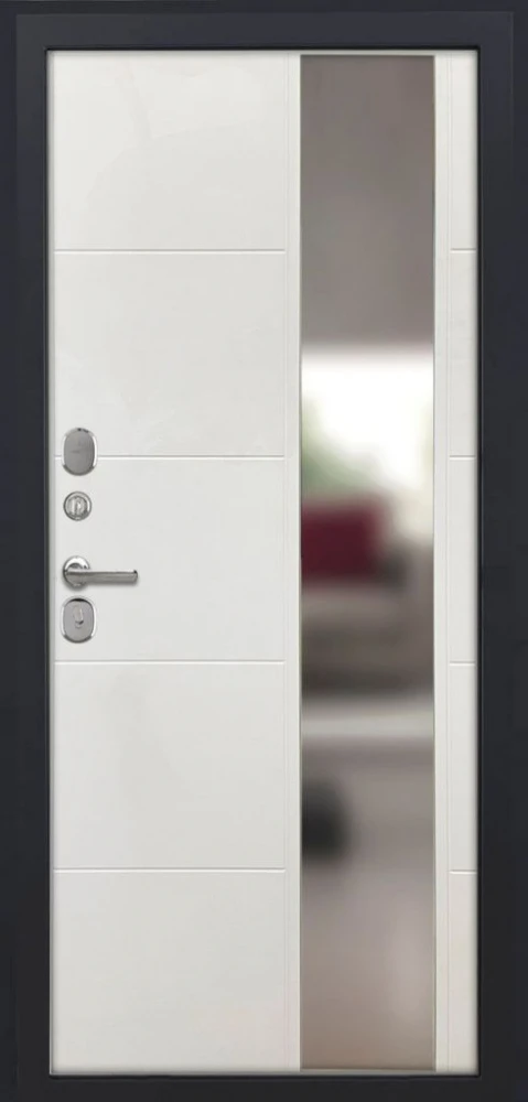 Входная дверь ДвериПРО L-43 ФЛЗ-649 капучино (зеркало) DPRO201269 внутренняя сторона